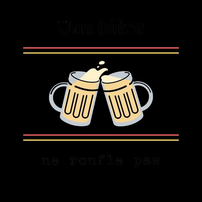Une bière ne ronfle pas