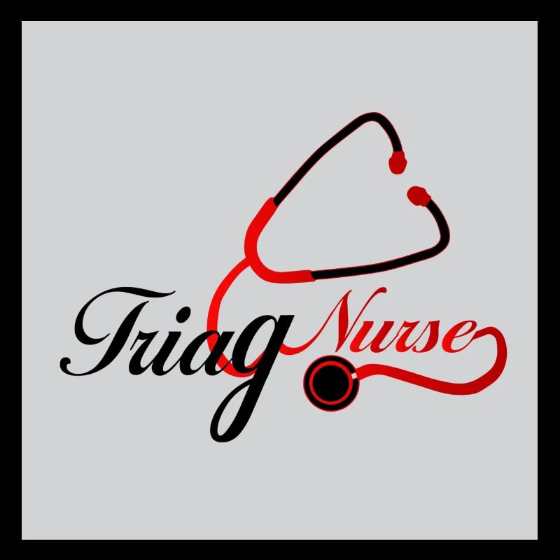 Conception de t-shirt infirmière