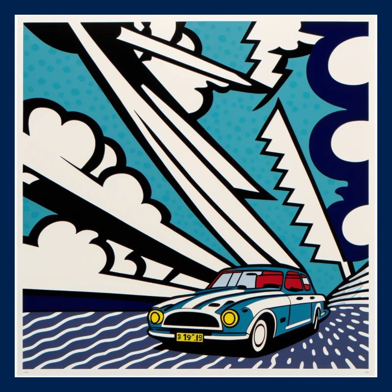 Comic Style Cadillac Gift