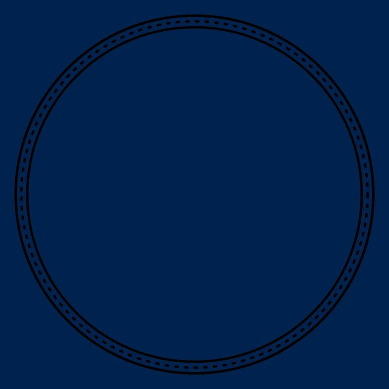 Points Circle Frame Decor