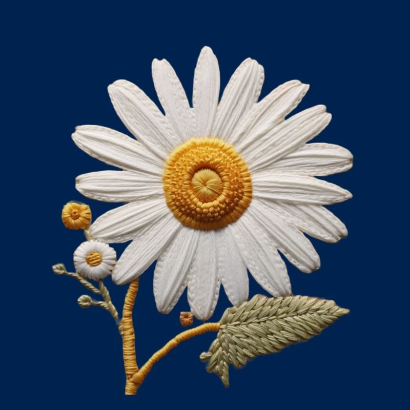 Gesticktes Gänseblümchen
