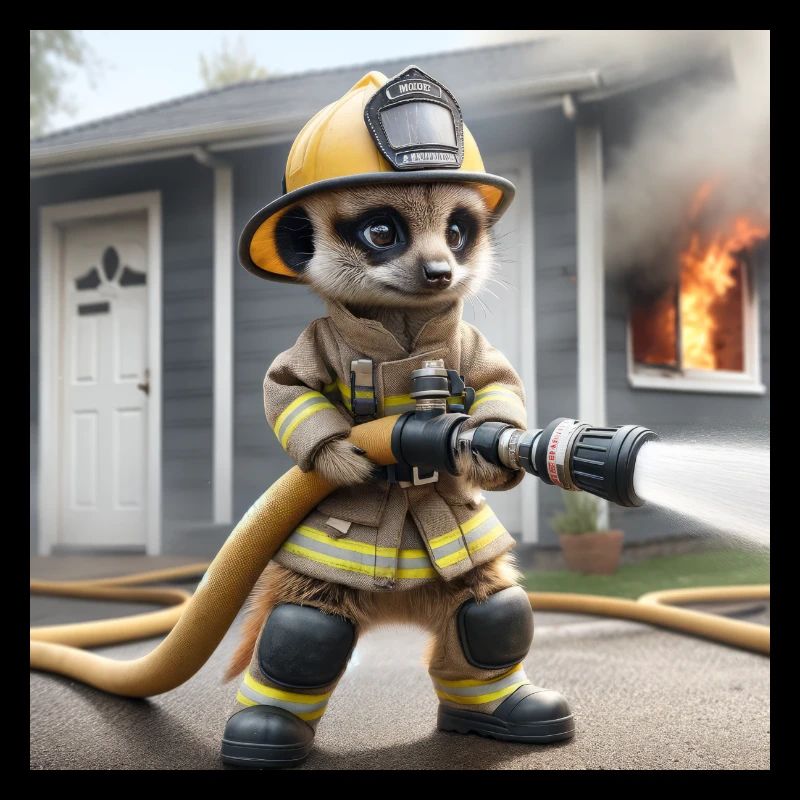 Erdmännchen als Firefighter - No. 2