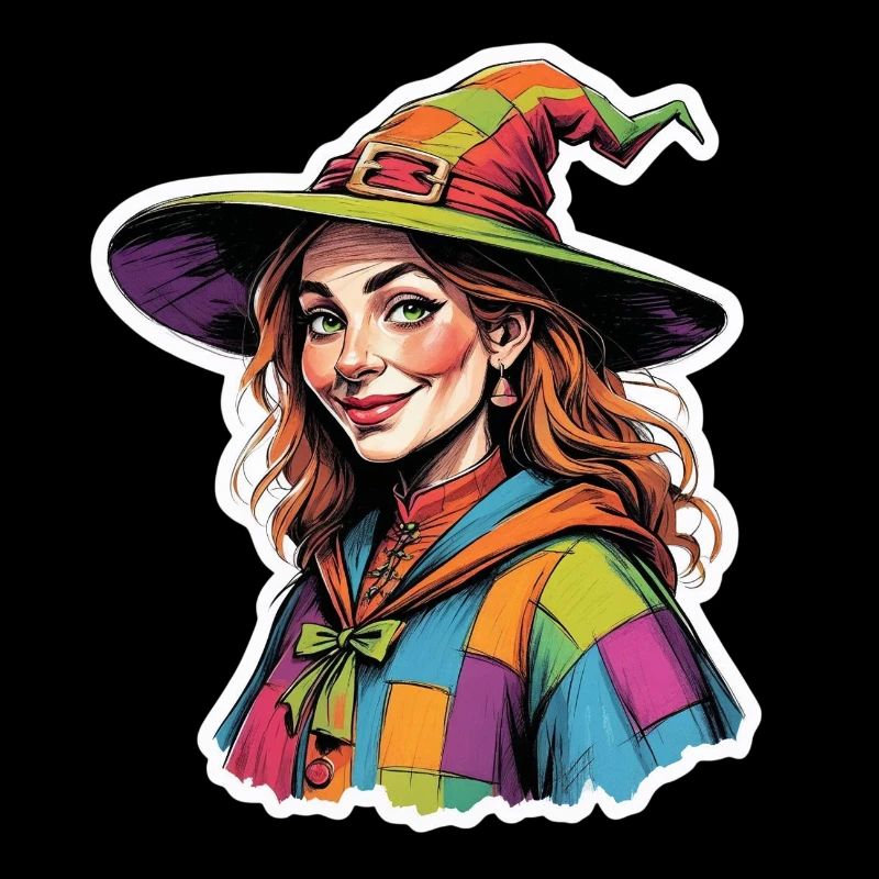 Pretty Patchwork Witch