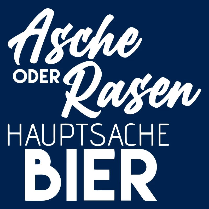 asche oder rasen