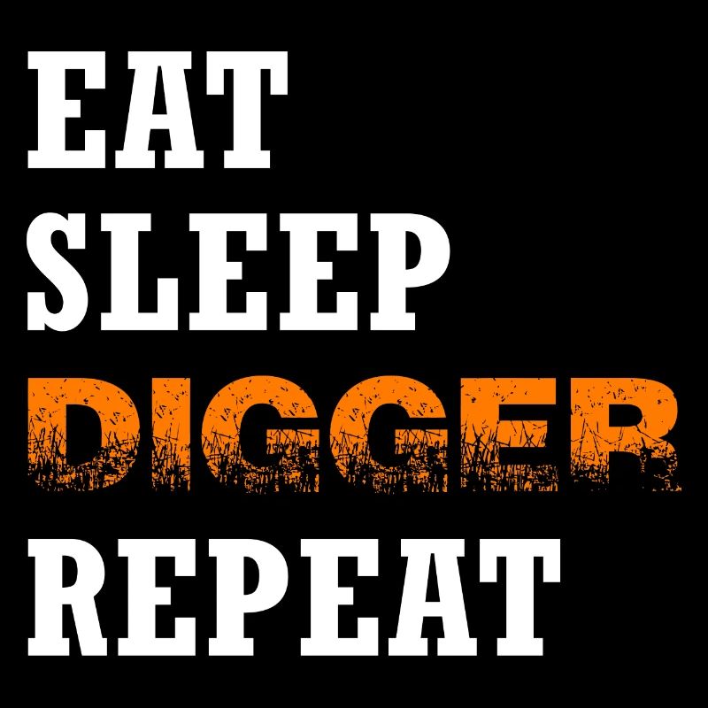 Bagger Baggerschaufel Baggerfahrer "digger"