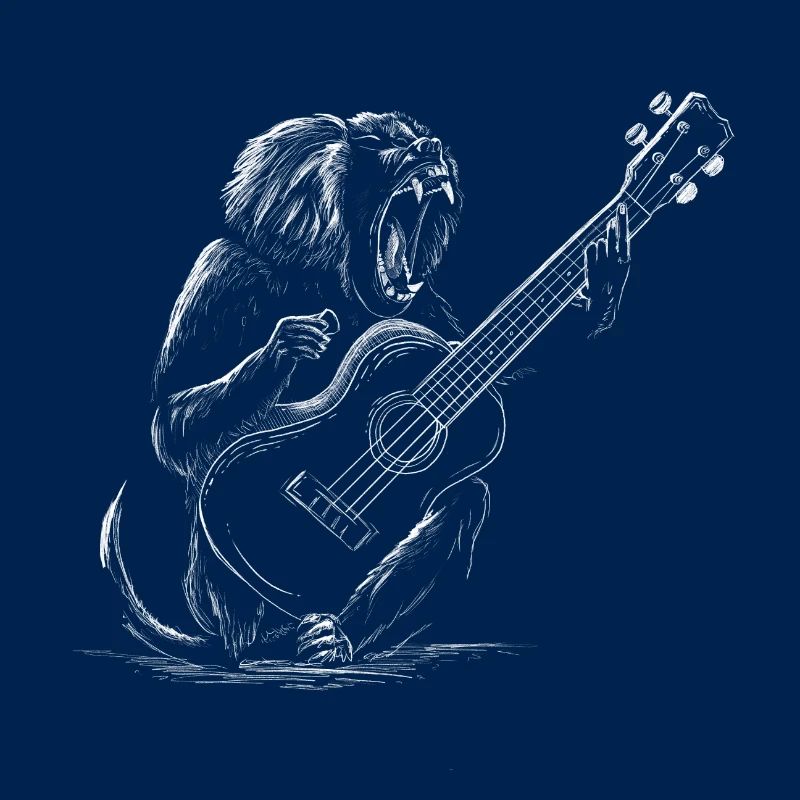 Monkey with Ukulele – Music Design