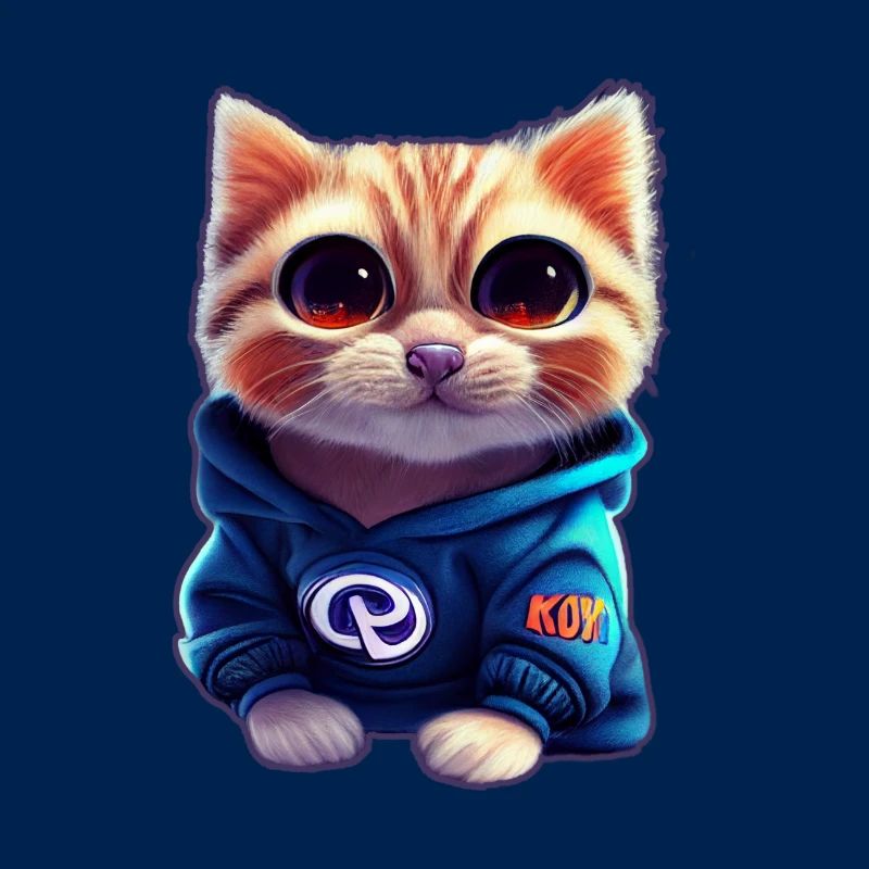 Bébé chat avec pull