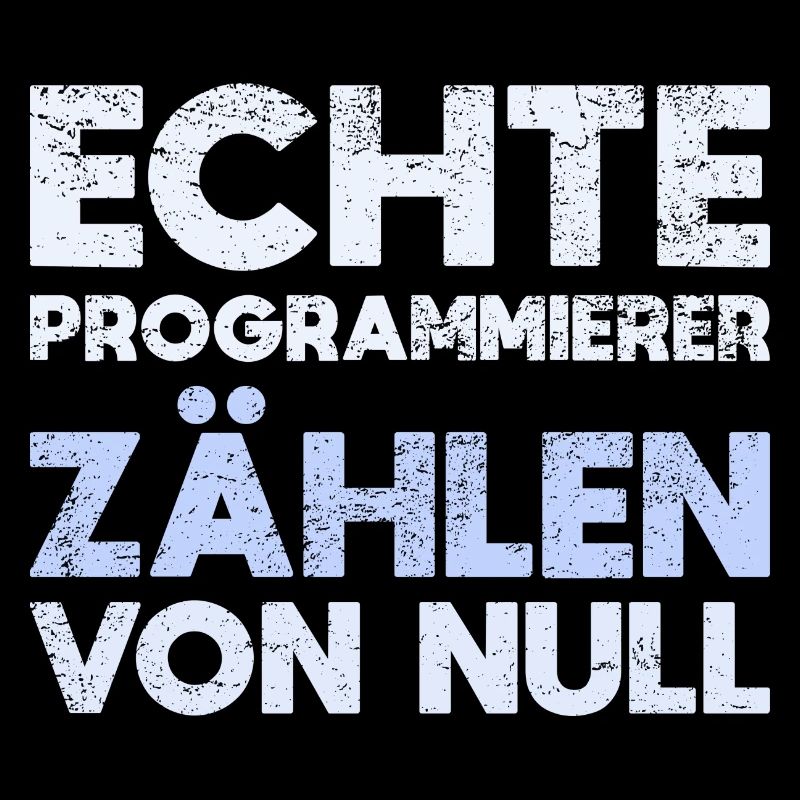Echte Programmierer Zählen Von Null