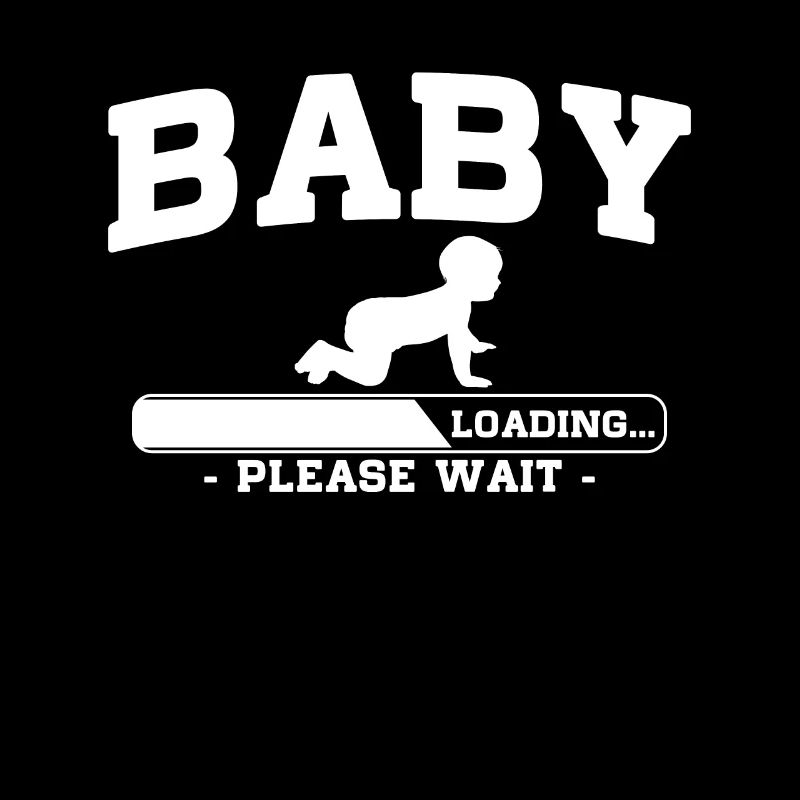 Bébé Loading Please Wait - Ventre de bébé Maman 2021