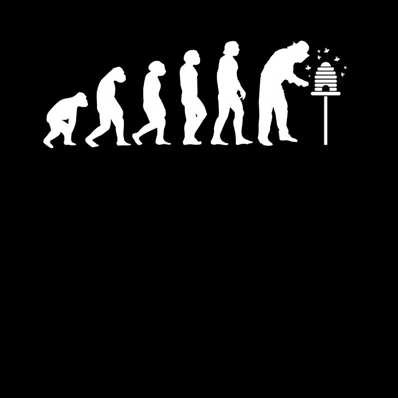 Evolution Shirt Imker Geschenk