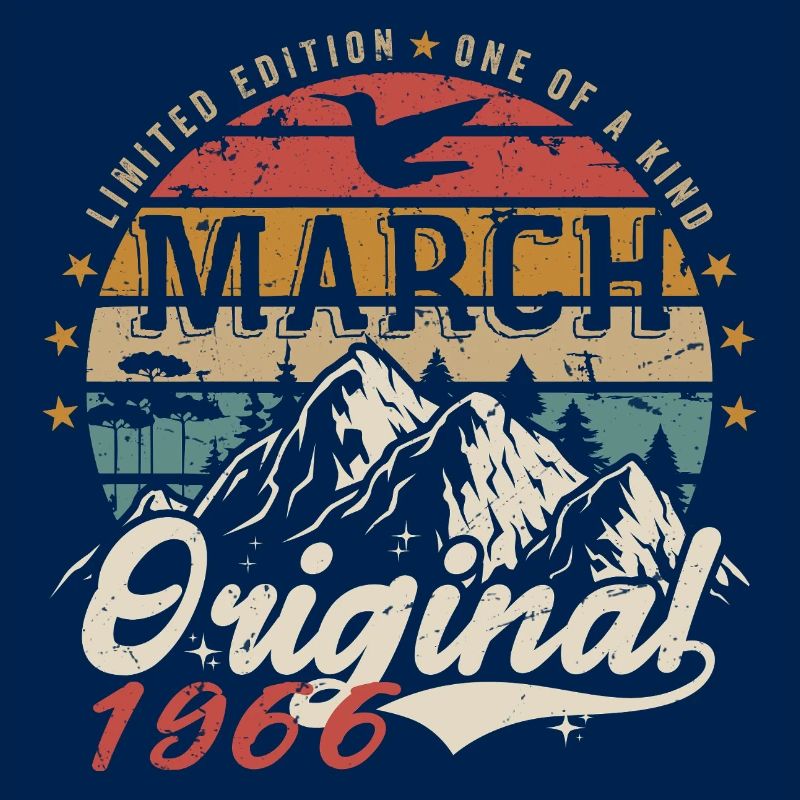 Awesome Since March 1966 | Birthday March 1966