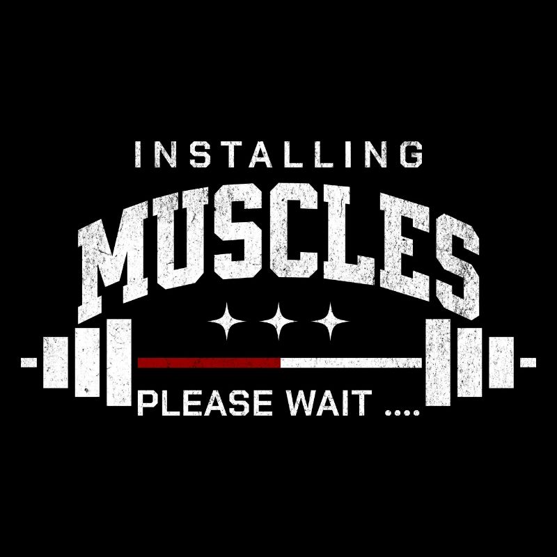 Installing Muscles please wait gym workout