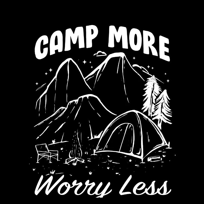 Camping campfire Spruch