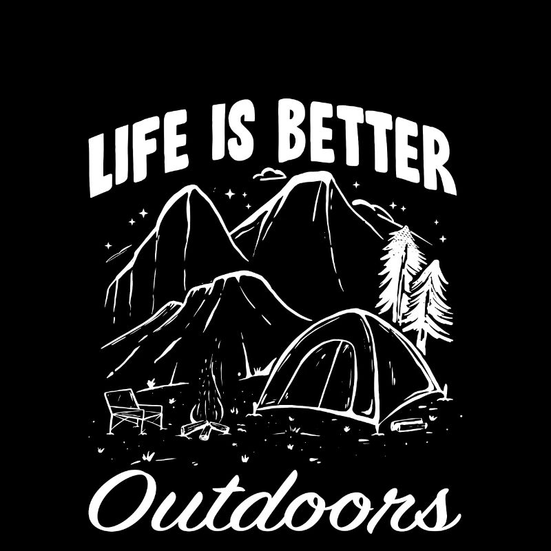 Camping campfire Spruch