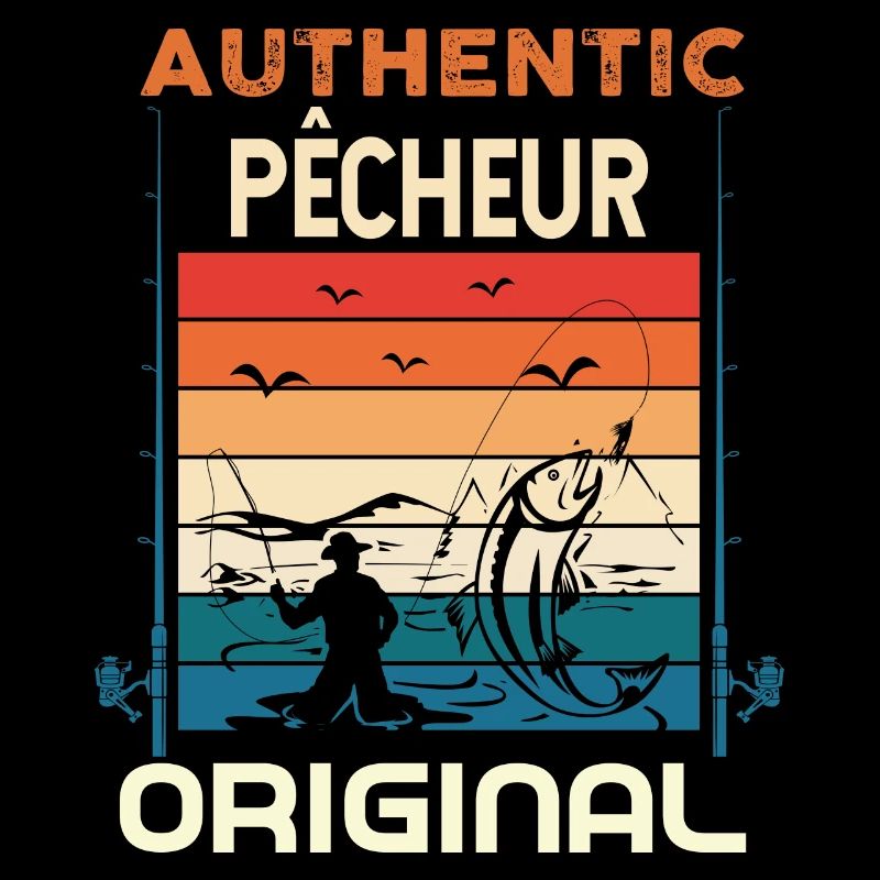 Authentic Pêcheur Original Cadeau Pêche