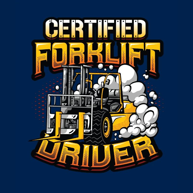 Certified forklift driver