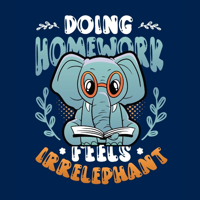 Doing homework doesn't feel good