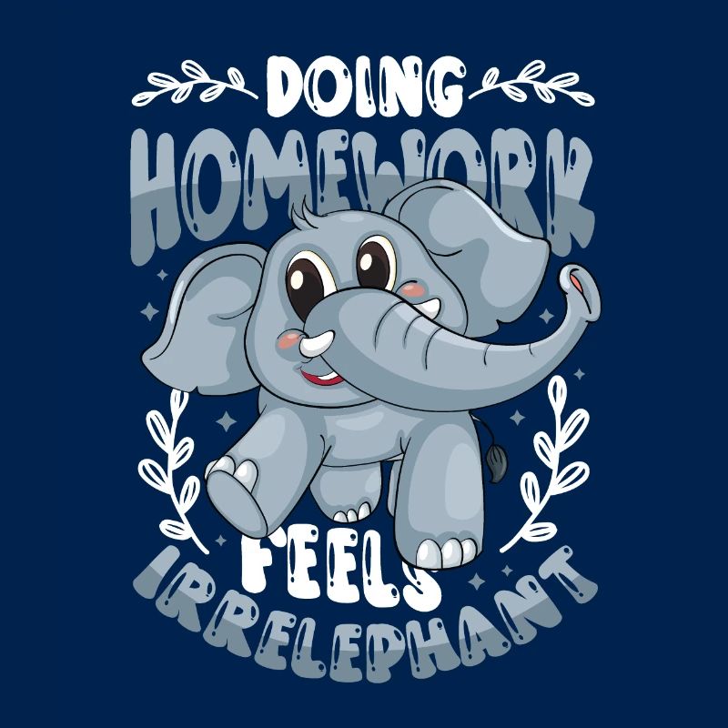 Doing homework doesn't feel good