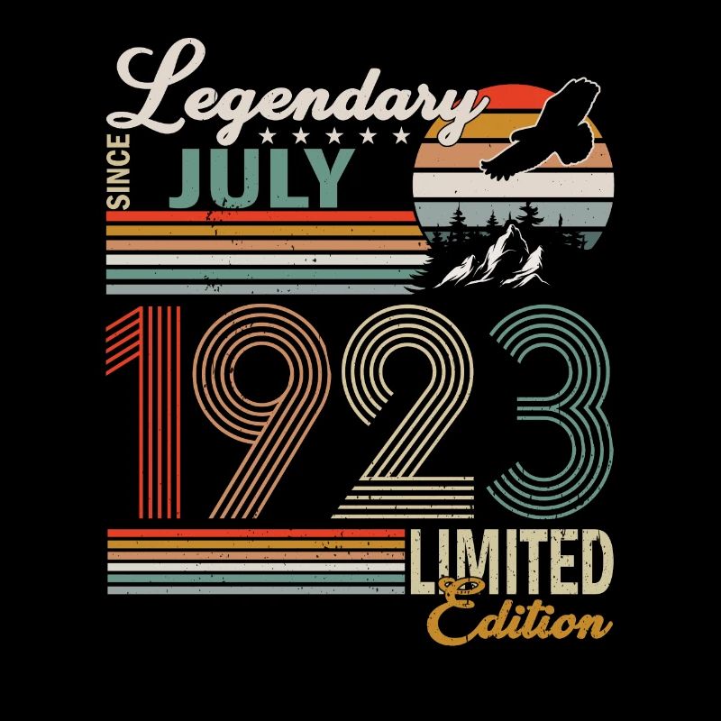 Juli 1923 Original Geburtstagsgeschenkidee