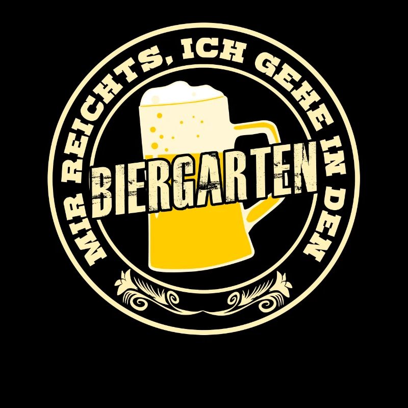 Biergarten Bierglas Bier Biertrinker