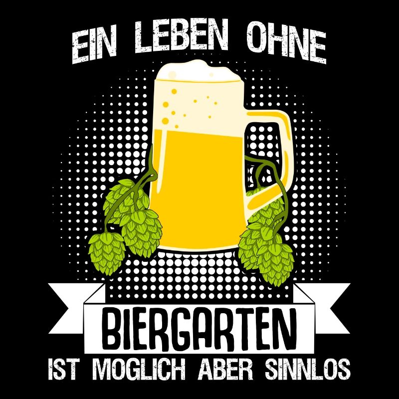 Biergarten Biertrinker Bier Bierkrüge