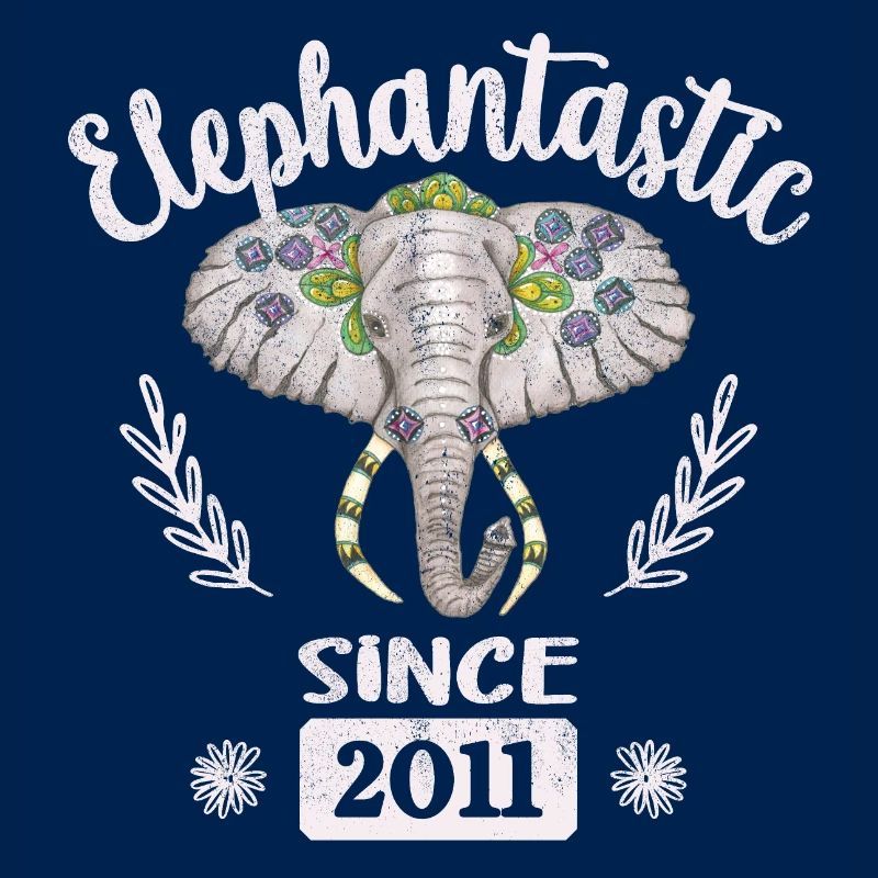 Elephantastic depuis 2011, tête d’éléphant ornée