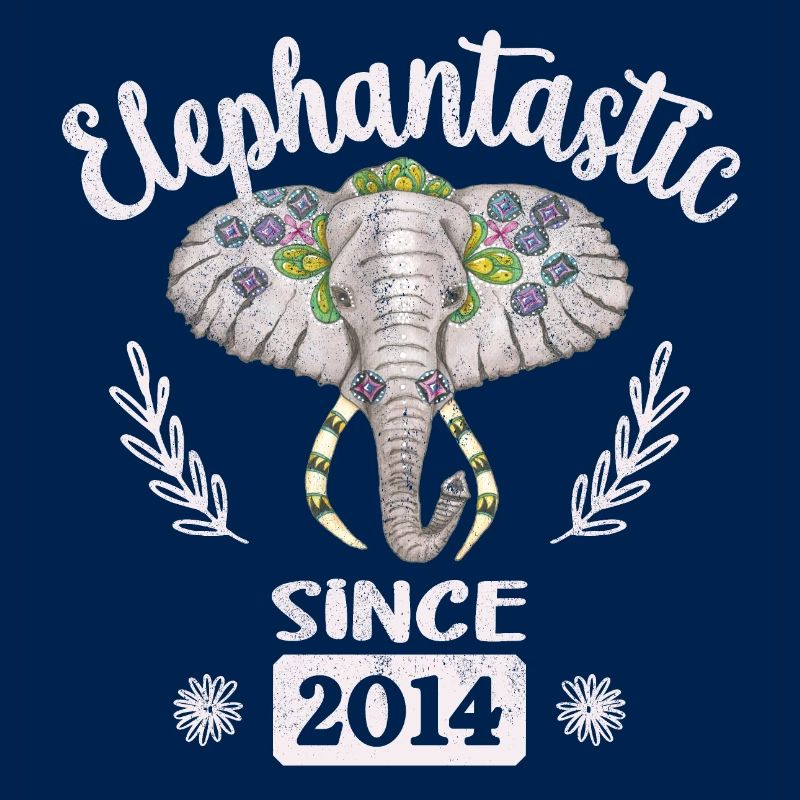 Elephantastic since 2014, elephant head adorned