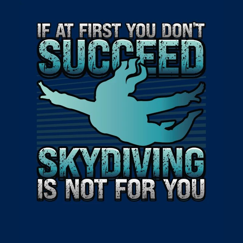 Funny skydiver