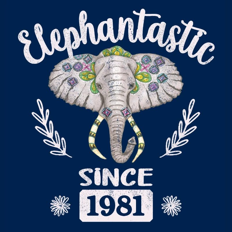Eléphantasique depuis 1981, Tête d’Eléphant Décorée