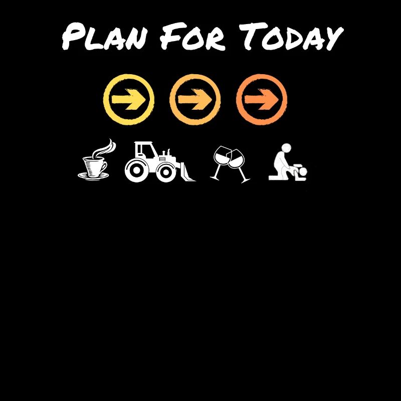 Plan für heute Bagger oder Traktor fahren