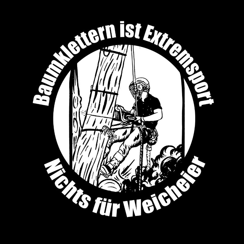 Baumklettern Baumpfleger Arborist Baumkletterer
