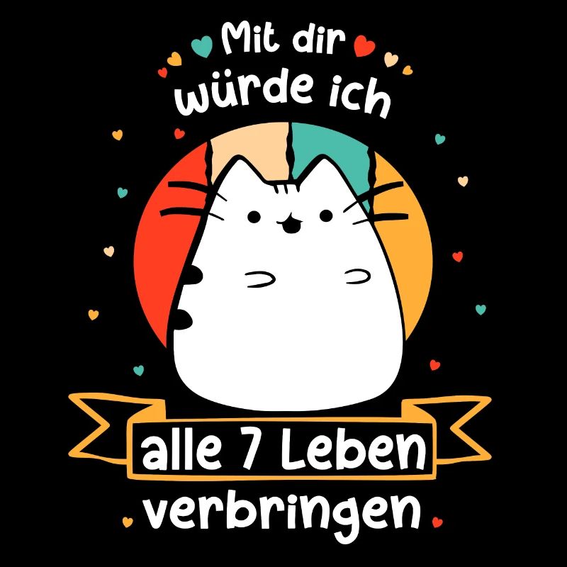 Katze lustiger Katzen Spruch Kätzchen Comic Kater