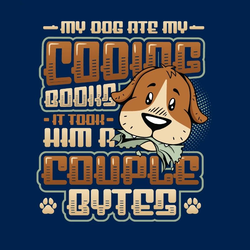 Hund Bytes Code Computer Witz Programmierung
