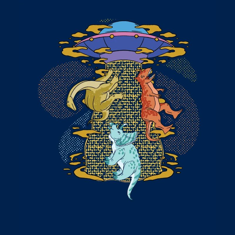UFO Dinosaur, Alien Abduction