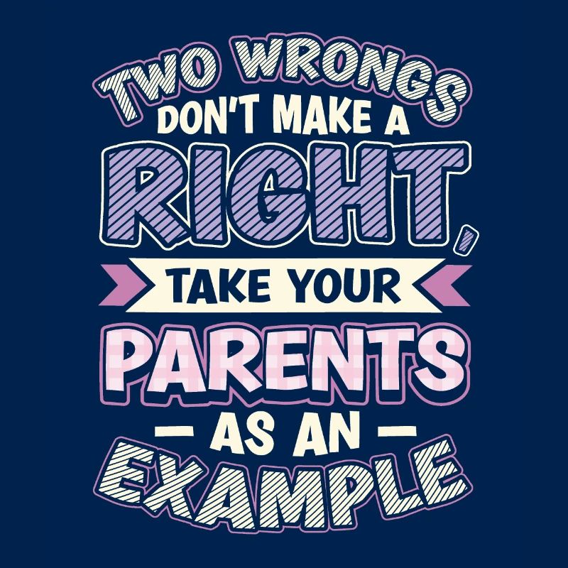 Two injustices do not make a right.