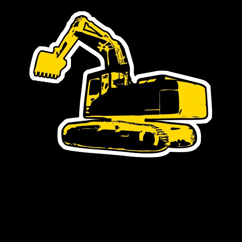 Baggerfahrer Bagger Baustelle