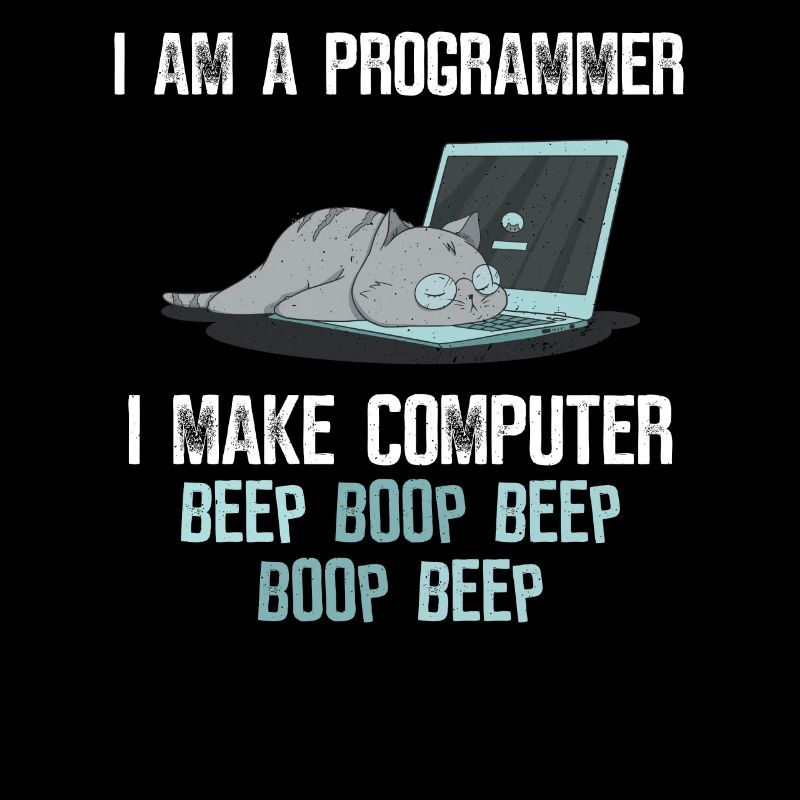 Software Entwickler Katze