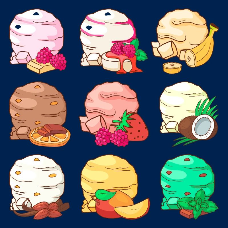 Eis Speiseeis Eiskrem Eiscreme Kugeleis Eisbecher