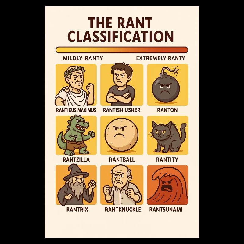Rant Classification (English)