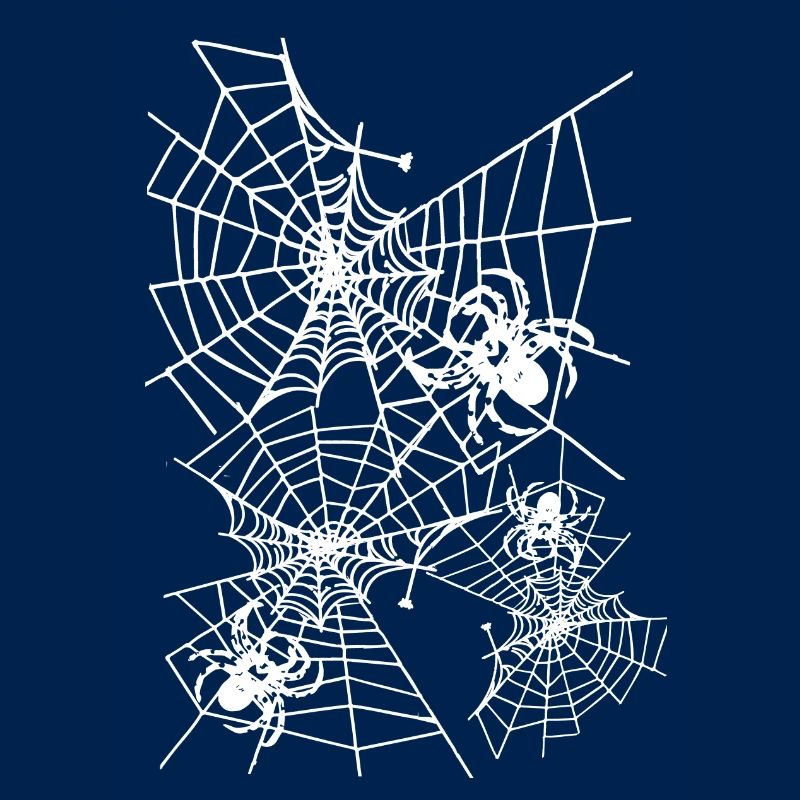 Spider, spider web, white web, Halloween