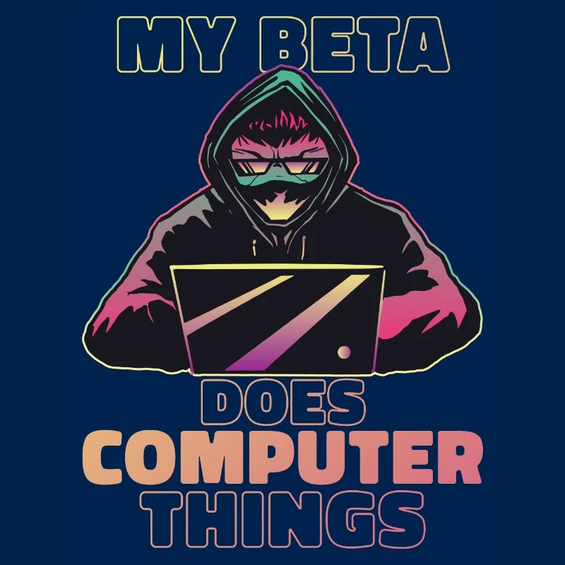 Mein Beta macht Computerdinge Programmierer