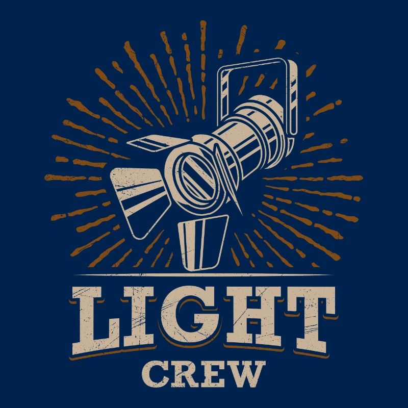 LIGHT CREW Retro Licht Lichttechniker Geschenk