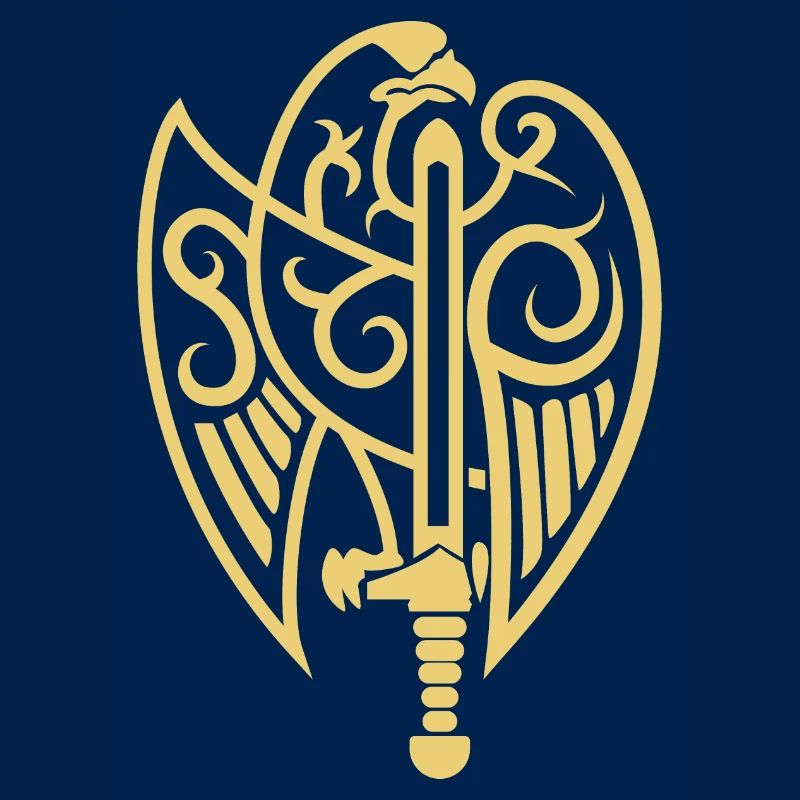 Aigle et épée Russie Russie cadeau de russie