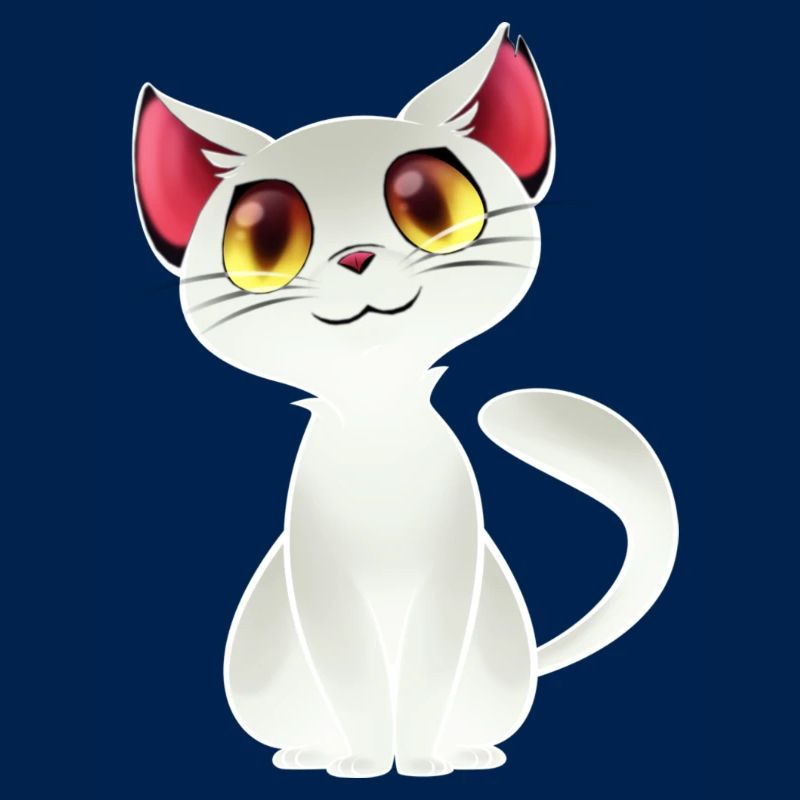 chat blanc - chat blanc