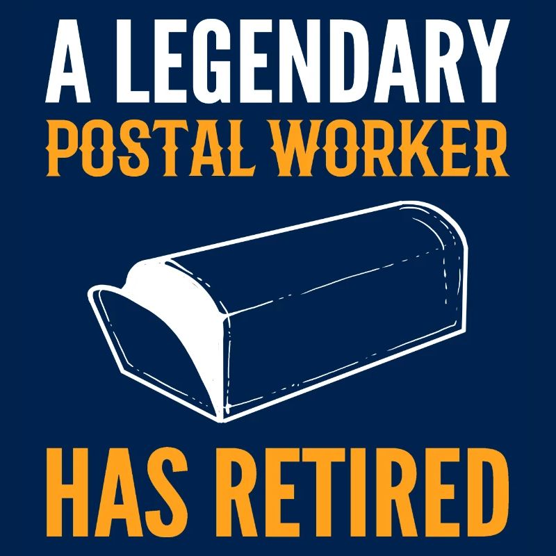 Legendärer Postarbeiter Rentner Geschenk