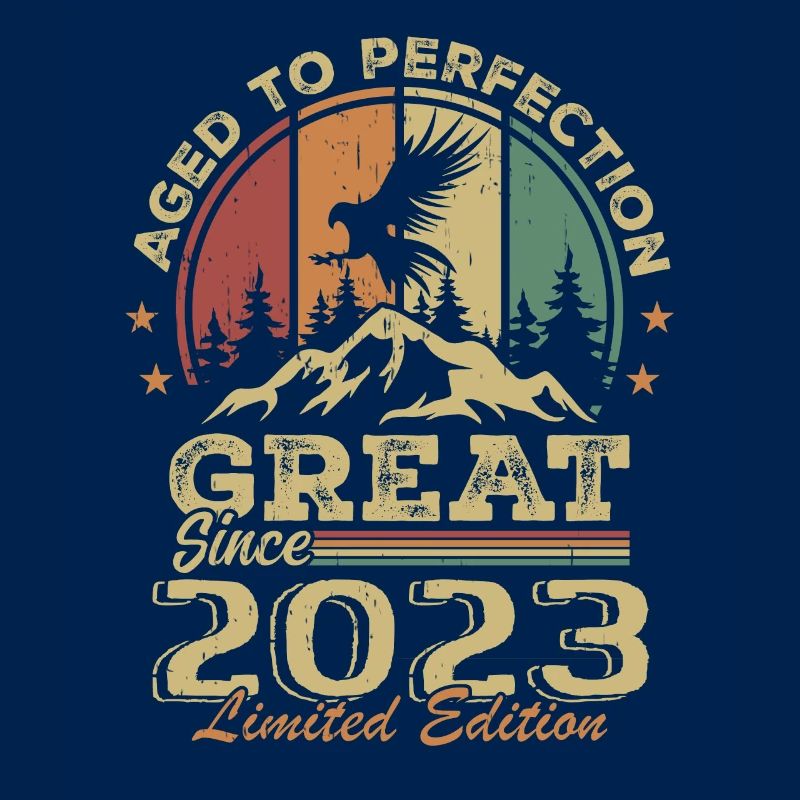 Vintage Geburtstag 2023 - Retro Geschenkidee 2023