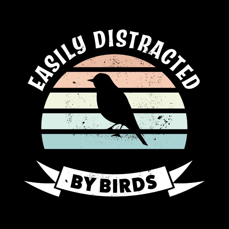Facilement distrait par les oiseaux - Observation des oiseaux Birder