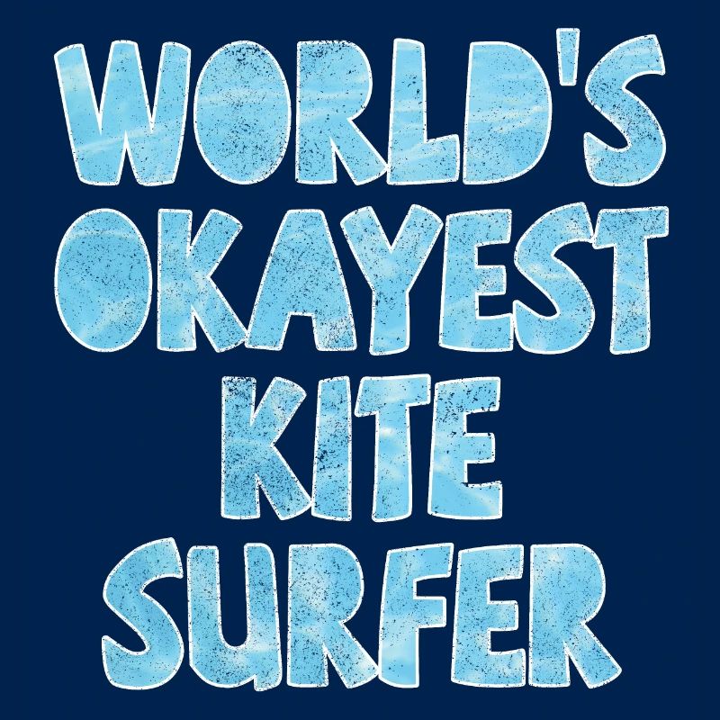 Le plus acceptable du monde Kite Surfer Bleu clair