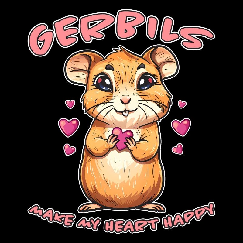 Gerbille disant rat de course drôle gerbille cadeau