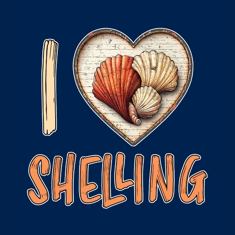 I Love Shelling Shells Shell Collector Gift